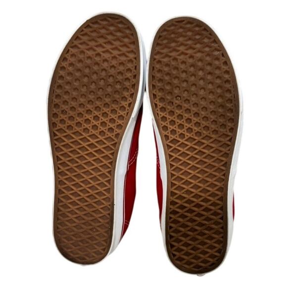 Vans Red Canvas Lace Up Sneakers Men’s 11.5 / Women’s 13 Classic Skate Shoes - Picture 8 of 8